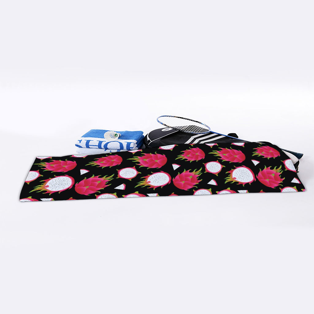 Pitaya Pattern Print Sports Towel