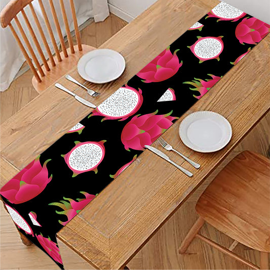 Pitaya Pattern Print Table Runner