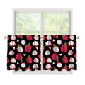 Pitaya Pattern Print Tier Curtains