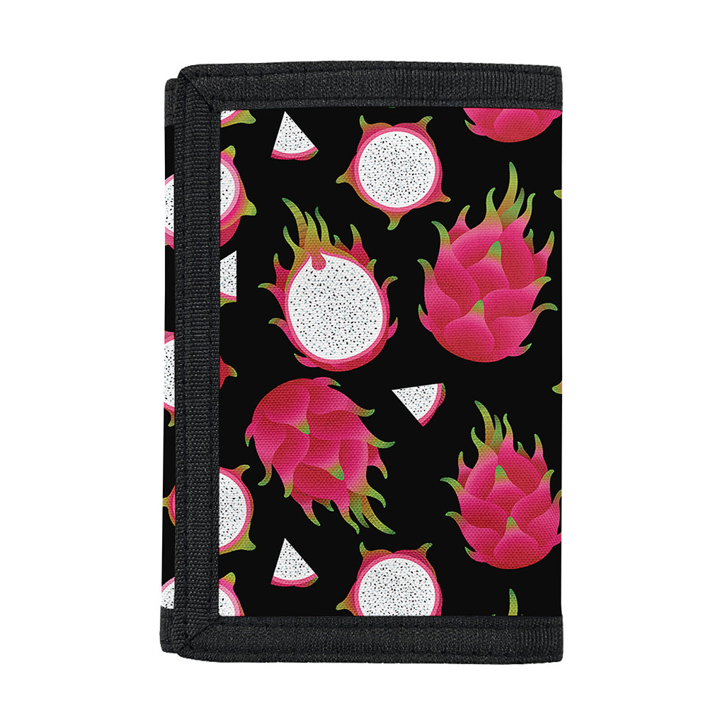 Pitaya Pattern Print Trifold Wallet