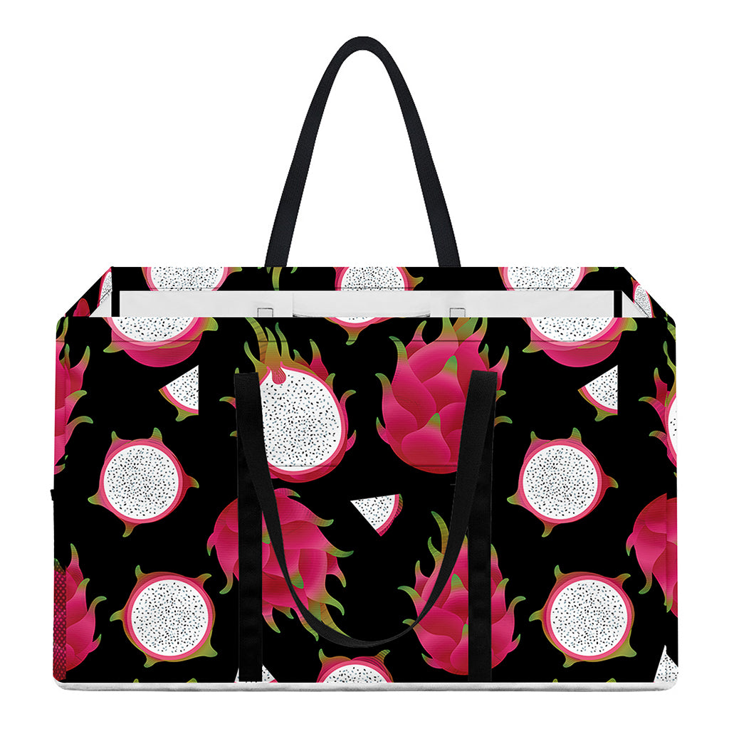 Pitaya Pattern Print Utility Tote Bag
