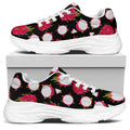 Pitaya Pattern Print White Chunky Shoes