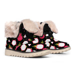 Pitaya Pattern Print Winter Boots