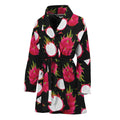 Pitaya Pattern Print Women's Bathrobe
