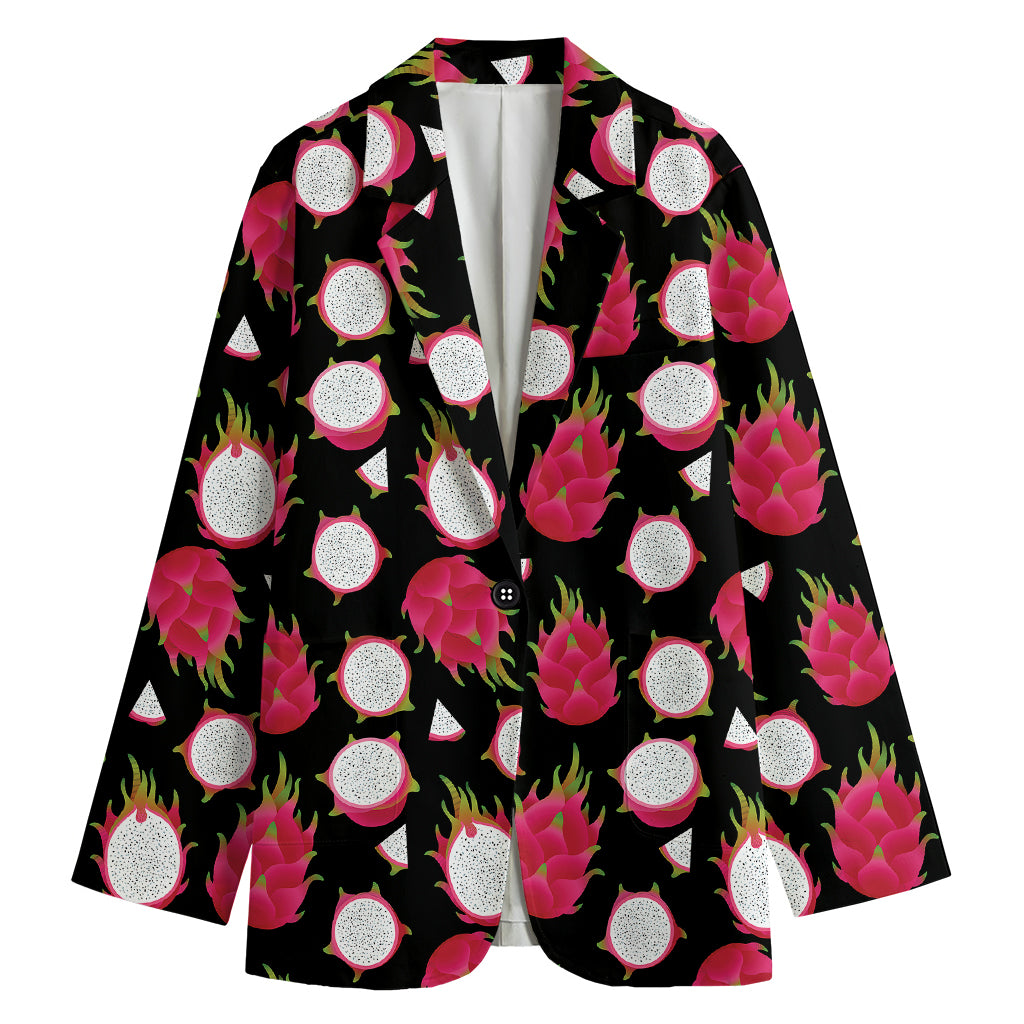 Pitaya Pattern Print Women's Blazer