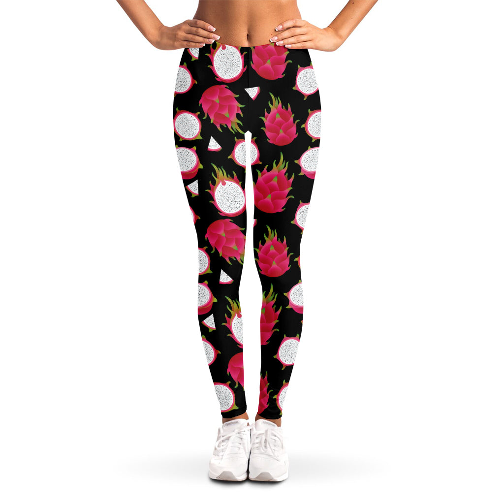 Pitaya Pattern Print Women's Leggings