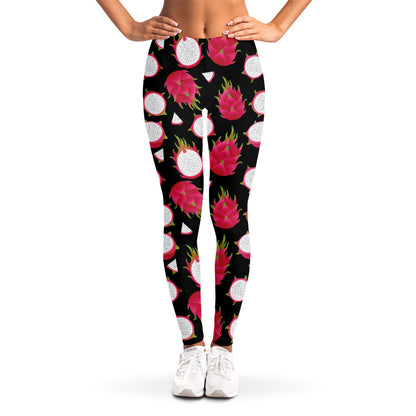 Pitaya Pattern Print Women's Leggings