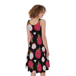 Pitaya Pattern Print Women's Sleeveless Dress