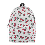 Pixel Cherry Pattern Print Backpack