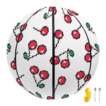 Pixel Cherry Pattern Print Basketball