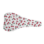 Pixel Cherry Pattern Print Bicycle Seat Cover