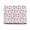 Pixel Cherry Pattern Print Bifold Wallet