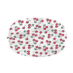 Pixel Cherry Pattern Print Car Side Mirror Covers