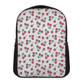 Pixel Cherry Pattern Print Casual Backpack
