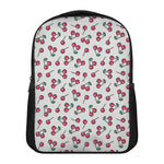 Pixel Cherry Pattern Print Casual Backpack