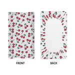 Pixel Cherry Pattern Print Changing Pad Cover