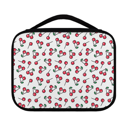 Pixel Cherry Pattern Print Classic Bible Case