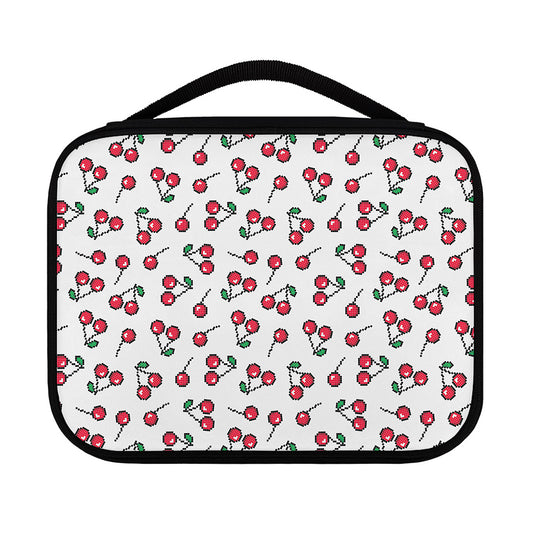 Pixel Cherry Pattern Print Classic Bible Case
