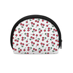 Pixel Cherry Pattern Print Coin Purse