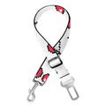 Pixel Cherry Pattern Print Dog Seat Belt