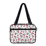 Pixel Cherry Pattern Print Double Strap Bible Bag