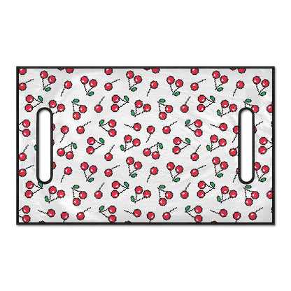 Pixel Cherry Pattern Print Golf Cart Seat Cover