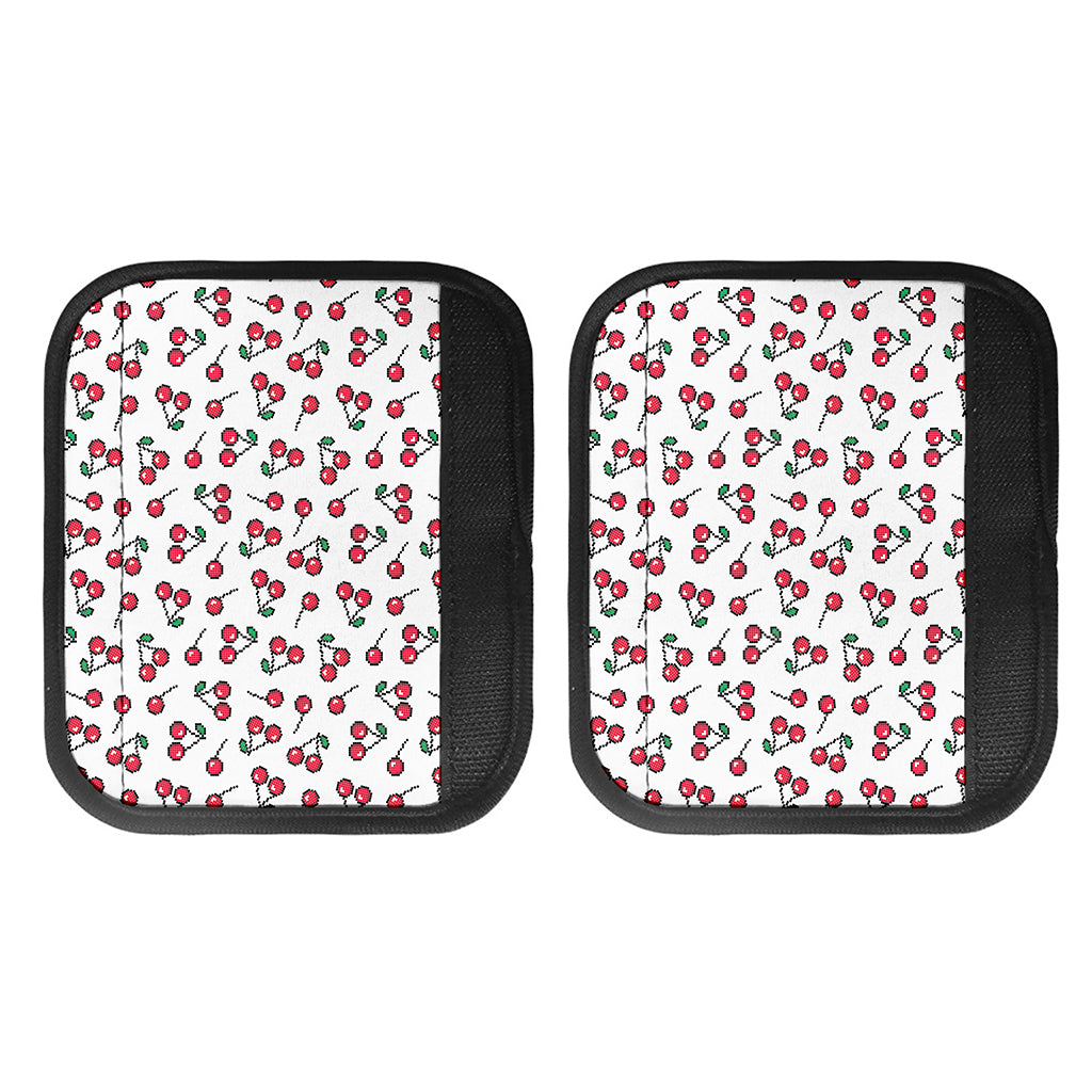Pixel Cherry Pattern Print Handle Covers