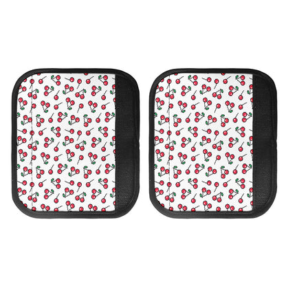 Pixel Cherry Pattern Print Handle Covers