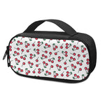 Pixel Cherry Pattern Print Insulin Cooler Travel Case