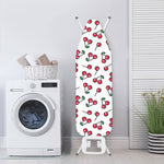 Pixel Cherry Pattern Print Ironing Board Cover