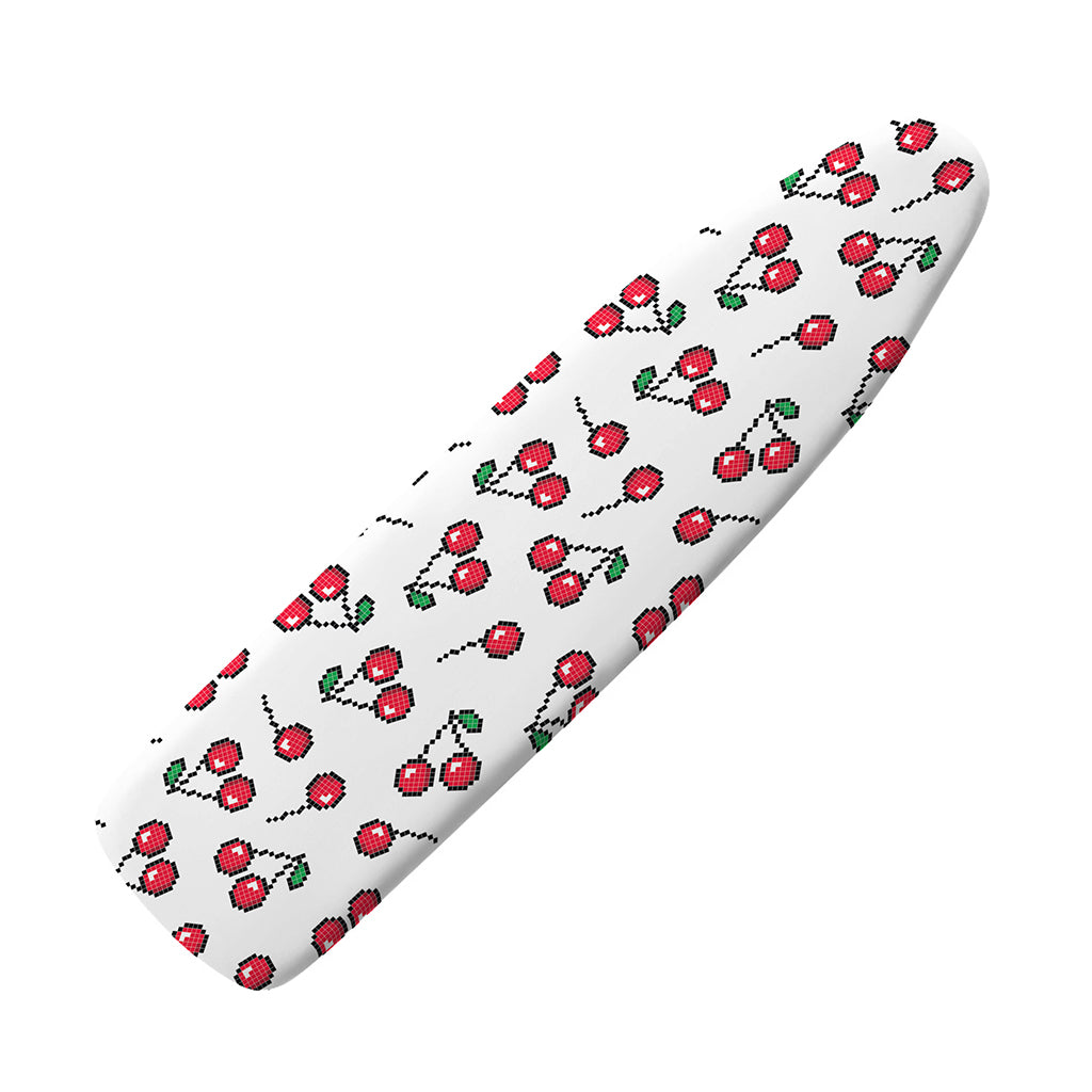 Pixel Cherry Pattern Print Ironing Board Cover