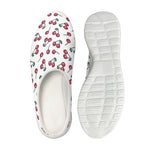 Pixel Cherry Pattern Print Mesh Casual Shoes