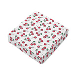 Pixel Cherry Pattern Print Outdoor Seat Cushion Cover