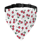 Pixel Cherry Pattern Print Over The Collar Dog Bandana