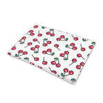 Pixel Cherry Pattern Print Pet Cooling Mat Cover