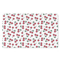 Pixel Cherry Pattern Print Polyester Doormat