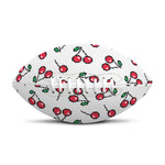 Pixel Cherry Pattern Print Rugby Ball