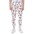 Pixel Cherry Pattern Print Joggers