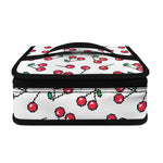 Pixel Cherry Pattern Print Small Lunch Bag