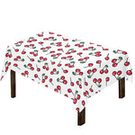 Pixel Cherry Pattern Print Tablecloth
