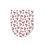 Pixel Cherry Pattern Print Toilet Lid Cover