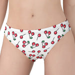Pixel Cherry Pattern Print Women's Panties