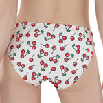 Pixel Cherry Pattern Print Women's Panties