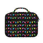 Pixel Christmas Lights Print Briefcase Bible Bag