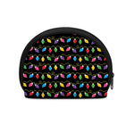 Pixel Christmas Lights Print Coin Purse
