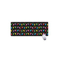 Pixel Christmas Lights Print Extended Mouse Pad