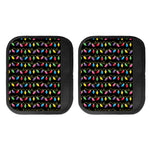Pixel Christmas Lights Print Handle Covers