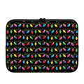 Pixel Christmas Lights Print Laptop Sleeve