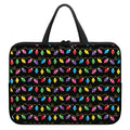 Pixel Christmas Lights Print Laptop Sleeve With Handle