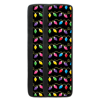 Pixel Christmas Lights Print Refrigerator Handle Covers